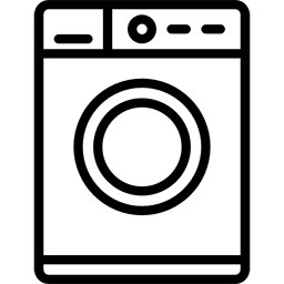 logo machine à laver d'une maison connectée