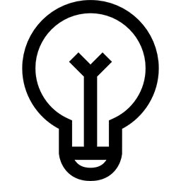 logo ampoule d'une maison connectée